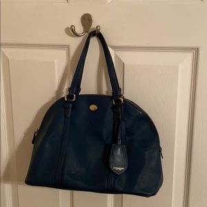 Dark teal Coach purse